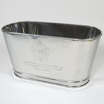 Lot 96 - A plated champagne cooler
