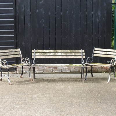 Lot 365 - A pair of garden chairs