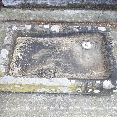 Lot 311 - A cast stone sink