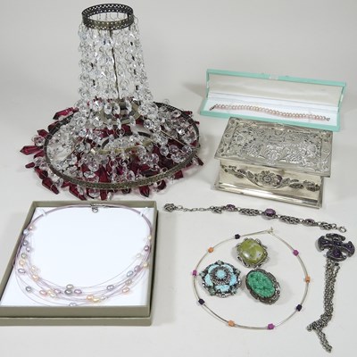 Lot 110 - A collection of Celtic design costume jewellery
