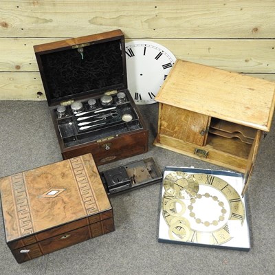 Lot 114 - A Victorian rosewood dressing case