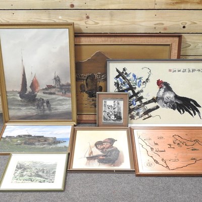 Lot 158 - Continental school, river landscape