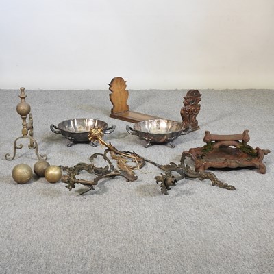 Lot 129 - An Italian gilt book slide