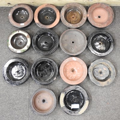 Lot 265 - A collection of oil lamp bases