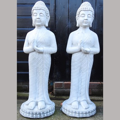 Lot 323 - A pair of Buddhas
