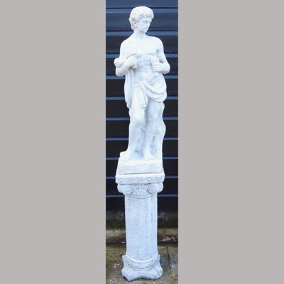 Lot 345 - A garden statue