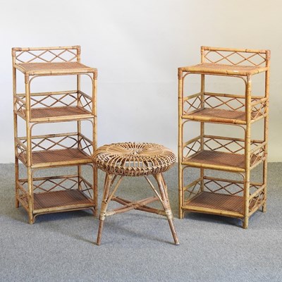 Lot 362 - A collection of bamboo furniture