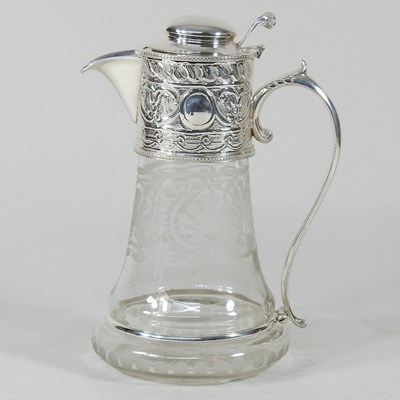 Lot 420 - A claret jug