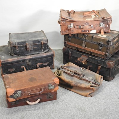 Lot 33 - A collection of 19th century and later travelling cases