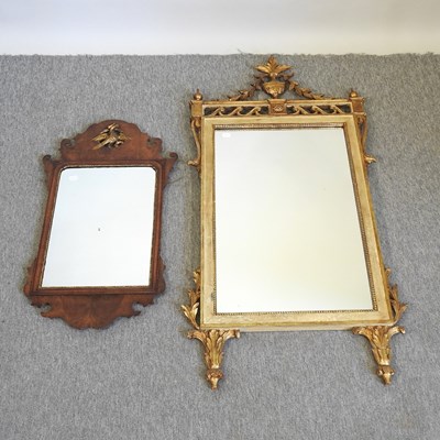 Lot 514 - Two wall mirrors