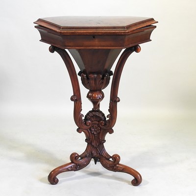 Lot 12 - A 19th century work table