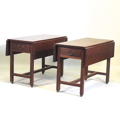 Lot 37 - A pair of campaign tables