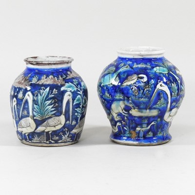 Lot 17 - Two Iznik vases