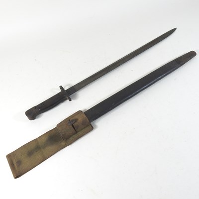 Lot 136 - A World War I bayonet