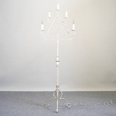 Lot 574 - A candelabra