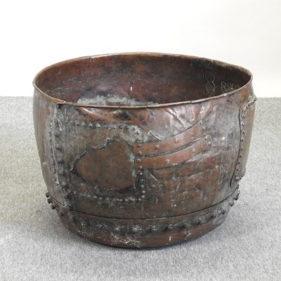 Lot 412 - A large 19th century copper copper
