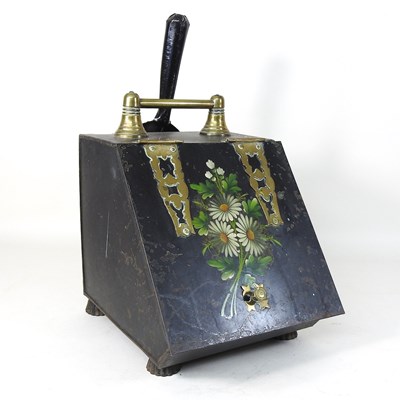 Lot 74 - A Victorian coal box