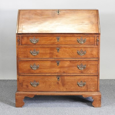 Lot 449 - A George III mahogany bureau