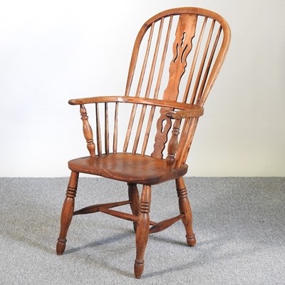 Lot 463 - A windsor armchair