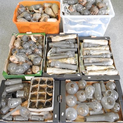 Lot 431 - A large collection of glass chimneys