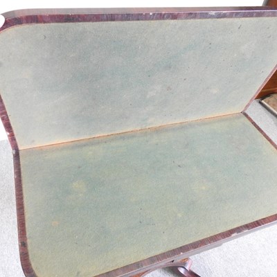 Lot 600 - A Regency card table