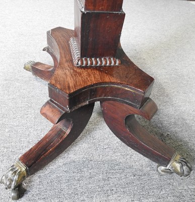 Lot 600 - A Regency card table