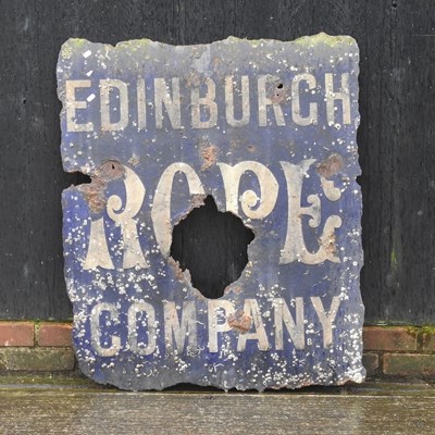 Lot 2 - A vintage enamel sign