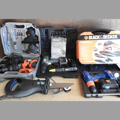 Lot 597 - A collection of power tools, to include a...