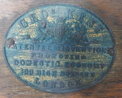 Lot 9 - A Victorian knife sharpener, labelled for...