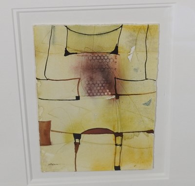 Lot 77 - Nestor, b1957, abstract, 17 x 13cm, together...