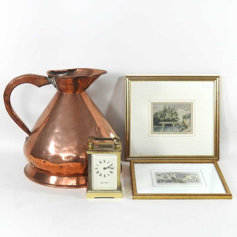 Lot 101 - An early 20th century brass cased carriage...