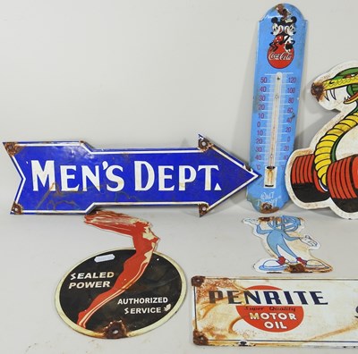 Lot 183 - A collection of vintage style enamel...