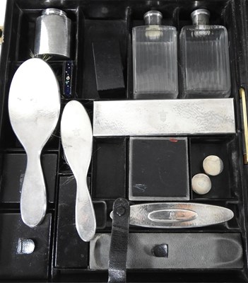 Lot 45 - An early 20th century French silver travelling...