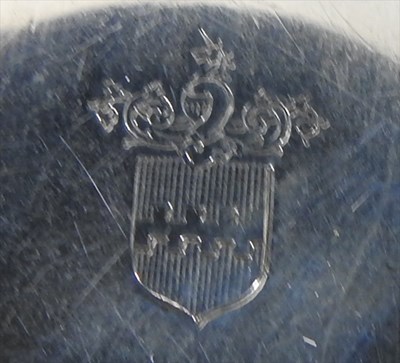 Lot 45 - An early 20th century French silver travelling...