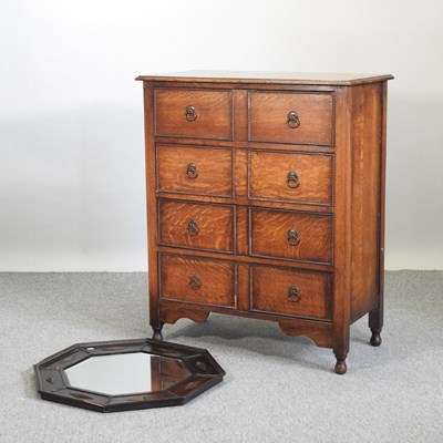 Lot 550 - A 1920's oak chest