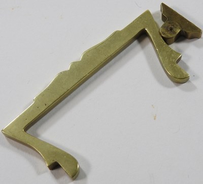 Lot 5 - An early 20th century brass cased carriage...