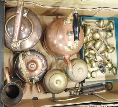 Lot 97 - A collection of 19th century and later metal...
