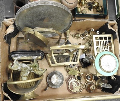 Lot 97 - A collection of 19th century and later metal...