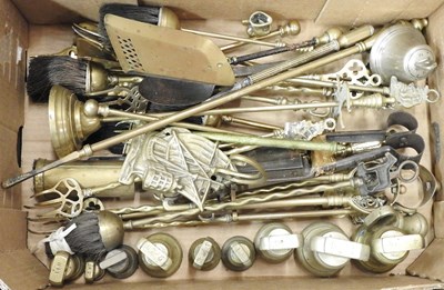 Lot 97 - A collection of 19th century and later metal...