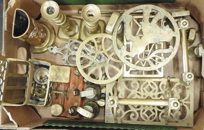 Lot 97 - A collection of 19th century and later metal...