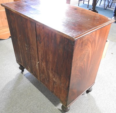 Lot 189 - A Victorian mahogany bow front chest of...
