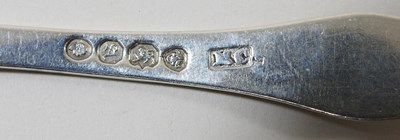 Lot 115 - A pair of Victorian silver Kings pattern...