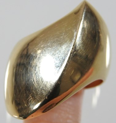 Lot 17 - A Georg Jensen 18 carat gold ring, attributed...