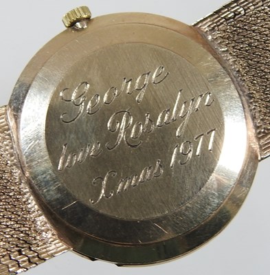 Lot 14 - An Omega 9 carat gold cased gentleman's...