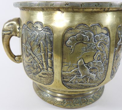 Lot 12 - An early 20th century Japanese bronze...