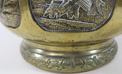 Lot 12 - An early 20th century Japanese bronze...