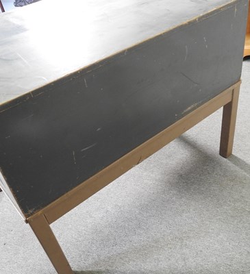 Lot 21 - A mid 20th century painted plan chest,...