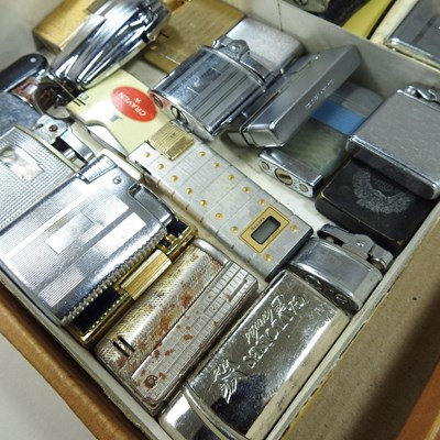 Lot 165 - A collection of vintage pocket lighters, to...