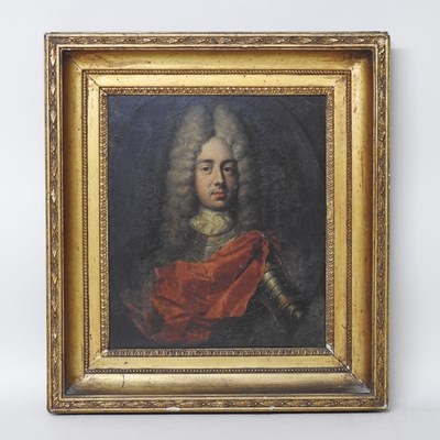 Lot 78 - Manner of Sir Godfrey Kneller, 1646-1723, head...