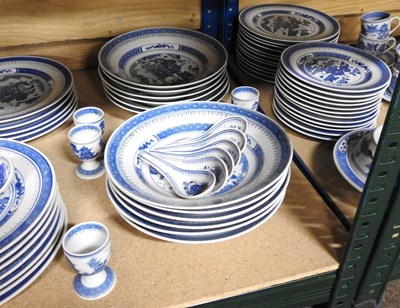 Lot 39 - An extensive Chinese porcelain blue and white...